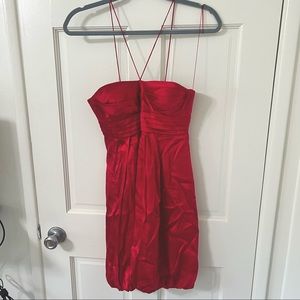 Fuchsia Pink Mini Dress